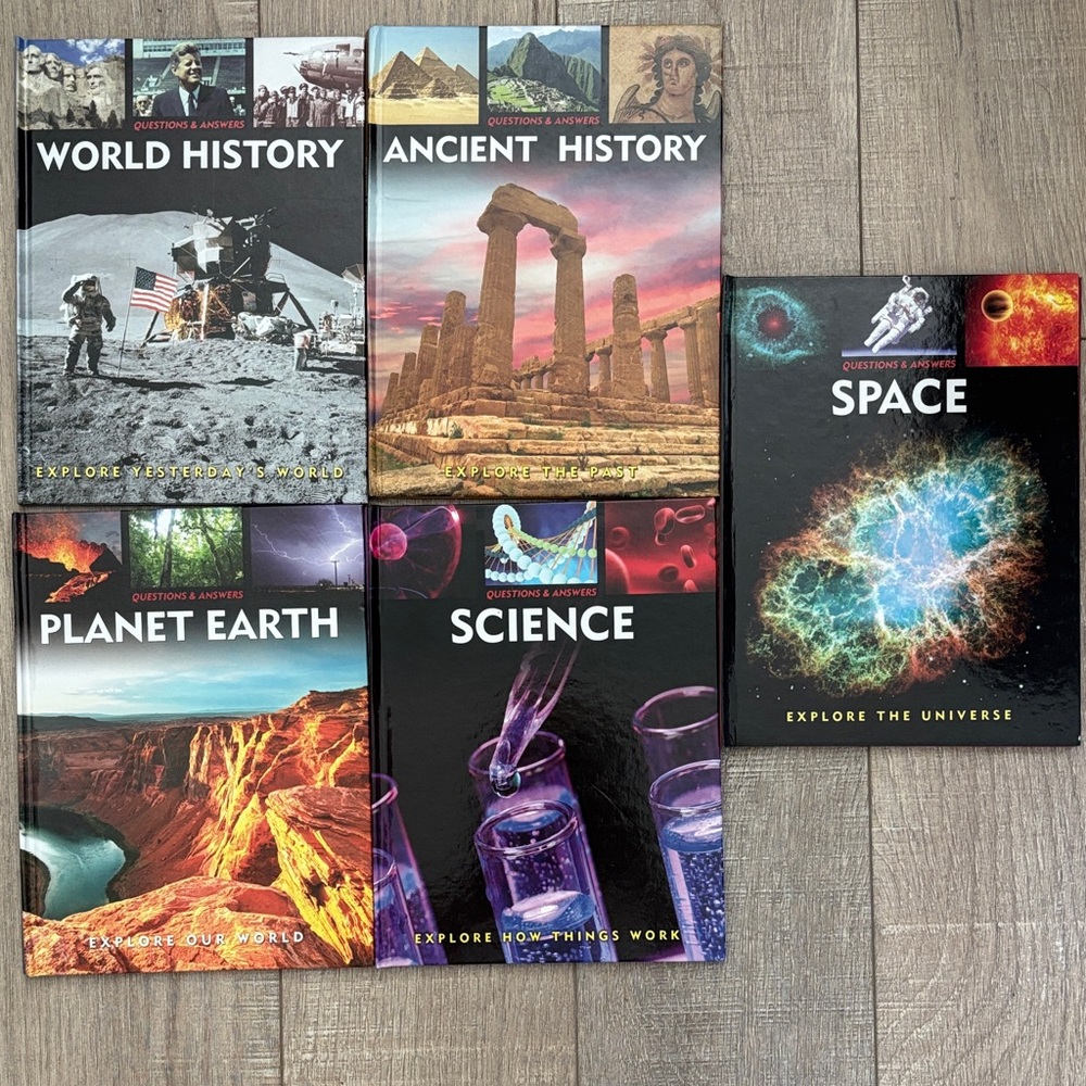 5 Questions & Answers Book great for Home-Education.
Science, History, Space